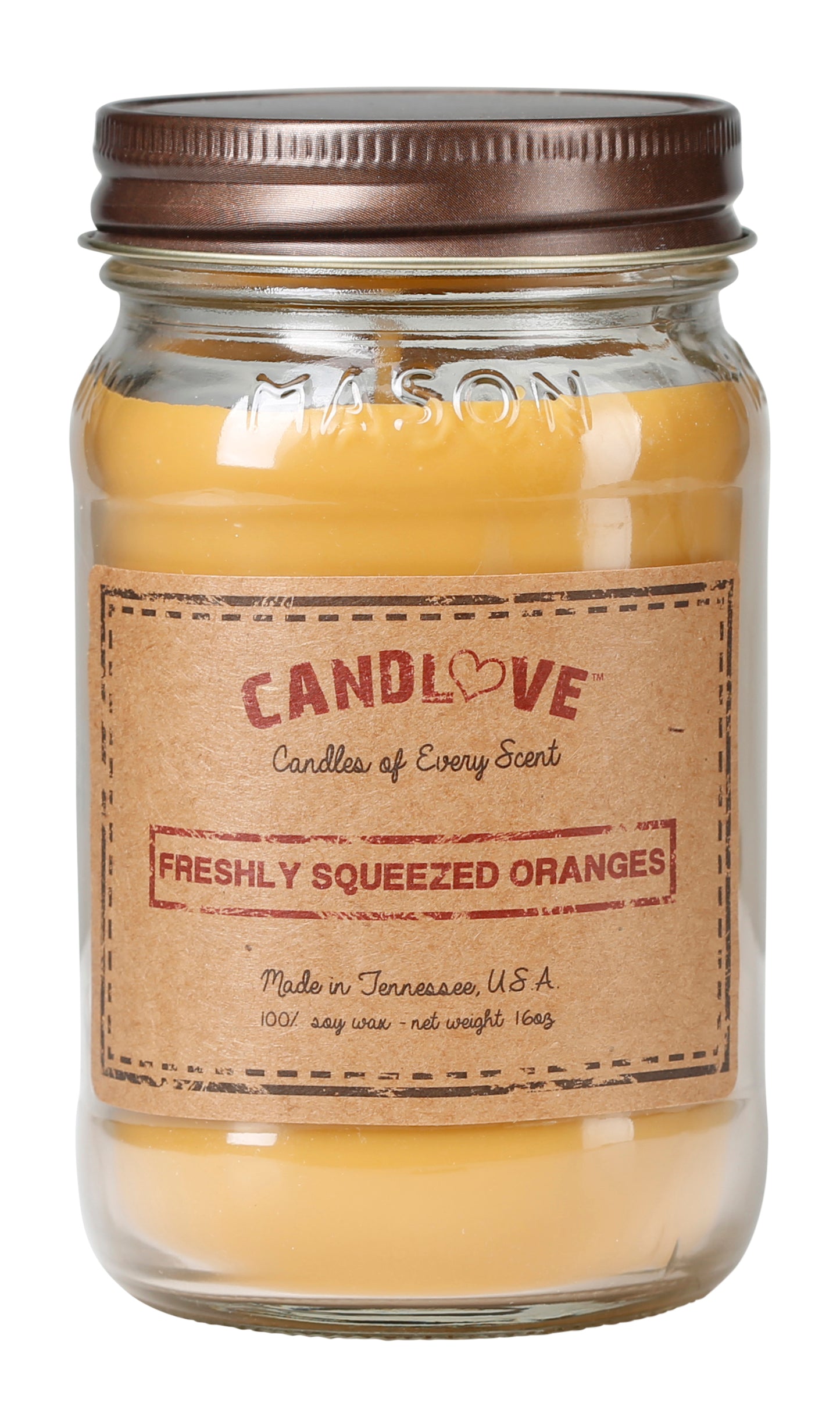 Candlove Vanilla Scented Candle - Non-Toxic 100% Soy Candle - Handmade & Hand Poured Long Burning Candle - Highly Scented All Natural Clean Burning Candle (16 OZ Mason Jar) Made in The USA (Copy) (Copy) (Copy) (Copy)