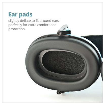 Noise Cancelling Headphones for Kids, Adjustable Baby Ear Protection Earmuffs with Ergonomic Design (Blue)